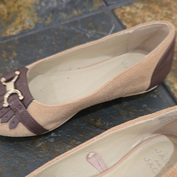 Janie and Jack Tan and Brown Flats - Picture 6 of 11